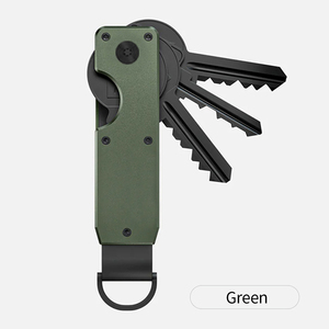Fashion daily aluminum ultrathin <strong>key</strong> <strong>holder</strong>,With screw and gift box <strong>key</strong> <strong>chain</strong>,Portable <strong>compact</strong> pocket foldable <strong>Key</strong> card clip - Product Image 4