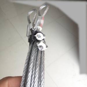 Venta al por mayor de China, Cable de <span class=keywords><strong>puerta</strong></span> de garaje de 3mm, 4mm, 5mm, 6mm para hardware de 7x19 para Resortes de Extensión, hardware de <span class=keywords><strong>puerta</strong></span> de garaje inclinable - Product Image 4