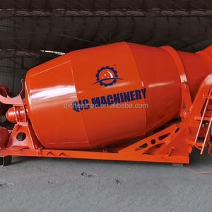 QIC 2m³ Betonmischer-LKW Zementmischfahrzeug Hydrauliksystem 2m³ Selbstladender Mischer-Anhänger mit Trichter - Product Image 2