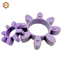 Élément de couplage élastique en caoutchouc de type GR, couleur violette, en forme de prune, amortisseur GR28