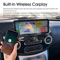 Radio para Auto Android 15 de 12.3 Pulgadas 2DIN para Mercedes-Benz Vito 2016, Receptor Estéreo, GPS, Navegación, DSP, Reproductor de Video, Carplay, Asistente de Reversa