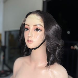 Perruque en cheveux naturels de haute qualité, perruque à fermeture frontale, noir clair, 100% cheveux humains vietnamiens - Product Image 4