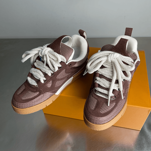 Trainer Inspired Low Top Sneakers With Breathable Mesh Panels Thick Laces And <b>Padded</b> Collar For All Day Comfort and Street Style - Product Image 5