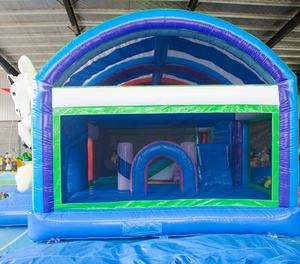 <span class=keywords><strong>Castillo</strong></span> Inflable Comercial Popular, Nuevo Diseño de Unicornio Arcoíris, PVC Ecológico, Capacidad para 50 Personas, Tamaño y Color Personalizables - Product Image 5