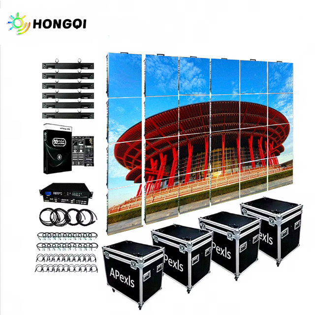 High-definition Waterproof Indoor LED Screen Movable LED Video Wall Panel, Rental Stage LED Screen, Outdoor LED Display Screen
