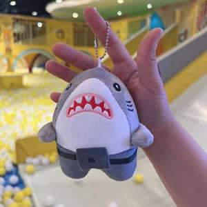 Divertido Tiburón Pequeño para Muñeca, Peluche de 15 cm y Colgante de Algodón para Llavero/Mochila, Logotipo Personalizable, Juguete de Dibujos Animados Unisex - Product Image 4
