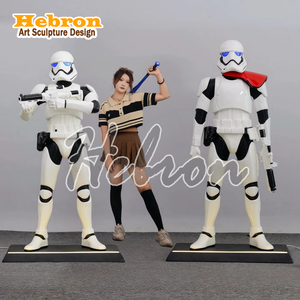 Esculturas de Fibra de Vidrio de Personajes de Películas Famosas, Armadura de Stormtrooper de Tamaño Real, Bláster <span class=keywords><strong>E</strong></span>-<span class=keywords><strong>11</strong></span> Hecho a Mano, Halloween, Año Nuevo - Product Image 4