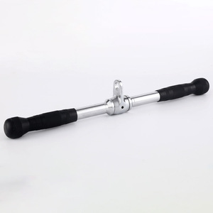 Mango de acero para gimnasio en casa, accesorio de cable de <span class=keywords><strong>barra</strong></span> extraíble ajustable multifuncional con agarre antideslizante - Product Image 2