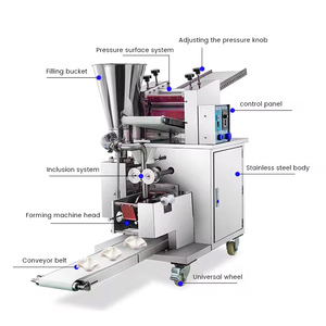 Oferta Especial: Máquinas Automáticas para Hacer Tortellini, Samosas, Dumplings y Empanadas, 220v/110v, con Motor Central para Preparar Diversos Tipos de Pasteles - Product Image 3