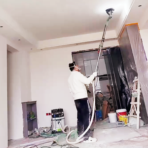 <span class=keywords><strong>Lijadora</strong></span> eléctrica sin escobillas para paneles de yeso <span class=keywords><strong>con</strong></span> accesorio para aspiradora, <span class=keywords><strong>lijadora</strong></span> de <span class=keywords><strong>pared</strong></span> sin polvo para recolección automática de polvo <span class=keywords><strong>con</strong></span> control remoto - Product Image 6