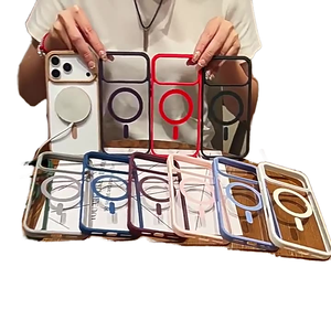 Coque de téléphone portable transparente antichoc en TPU+PC avec design peinture à l'huile électroplaquée - Product Image 2
