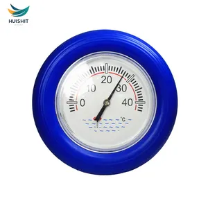 수영장 온도계 원형 온도계 수영장의 수온을 측정하는 부동 온도계