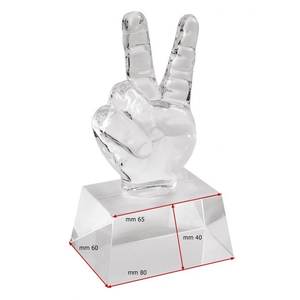 Trofeo de Premio con Diseño de Mano, 60x100, Impresión UV, Madera, Vidrio, Cristal, para Regalos en Ferias Comerciales y Bienvenida de Invitados - Product Image 2