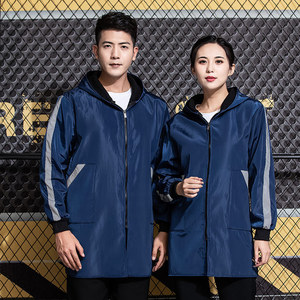 Tuta <span class=keywords><strong>da</strong></span> <span class=keywords><strong>Lavoro</strong></span> Unisex Personalizzabile con Strisce Riflettenti, Protezione dal Freddo, Fodera in Pile di Poliestere, Impermeabile e Antipolvere - Product Image 4