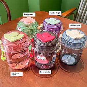 Verão New High-Appearance Nível Grande Capacidade Garrafa De Água Cor Sólida PC Plastic Cup para Estudantes Esportes Ao Ar Livre para Ginásio Uso - Product Image 5