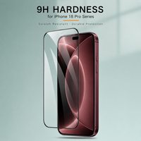 Protection d'écran en verre trempé anti-éclats haute transparence résistante aux chutes pour iPhone 18 17 16 15 14 13 12 Pro Max