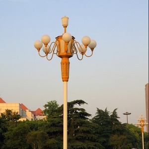 Hot Sale IP65 Waterproof 6000K Daylight 10-Year Warranty Motion Sensor Hot Dip Galvanized <b>Outdoor</b> 8M 13 LED <b>Bulbs</b> Street <b>Light</b> - Product Image 1