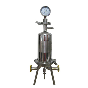 Machine de filtration liquide/sirop/vin/bière/miel à longue durée de vie boîtier de filtre sanitaire simple rond SUS304 - Product Image 5