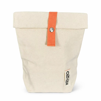 Sac cosmétique en toile écologique à fermeture éclair, personnalisable avec logo, en coton biologique recyclable – Offre Spéciale