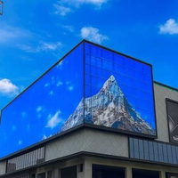 Écran LED transparent extérieur P15 P31, luminosité 6500 CD, écran en maille LED transparente pour façade de centre commercial