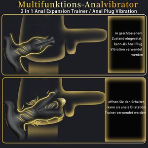 Vibratore Anale a Farfalla con Funzione di Espansione e Spinta, Giocattolo Sessuale <span class=keywords><strong>per</strong></span> Stimolazione Prostatica Maschile - Product Image 4