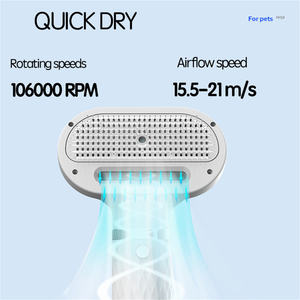 2023 yeni ürün pet bakım malzemeleri sıcaklık kontrolü 5 in 1 akıllı köpek pet saç kurutma makinesi el fırça seti - Product Image 4