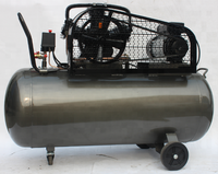LEHUA Compresseur d'air à piston alternatif 200L Tank High Power 3KW 4HP Noiseless Airflow Craftsman Belt Driven 220v 10bar