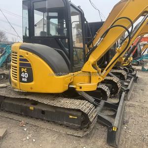 Excavatrice Komatsu PC40 d'occasion, mini-excavatrice de 4 tonnes avec composants principaux : moteur, boîte de vitesses, pompe à engrenages, roulement - Product Image 3
