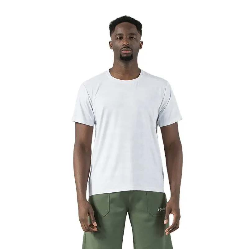 In loser Schüttung Neuankömmling Cool Touch Gym Weißes T-Shirt Benutzer definierte Männer T-Shirt Drucken Leere T-Shirts