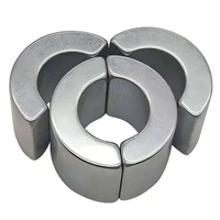 Segmento permanente materiali magnetici terre Rare mezzo cilindro forte magnete motore Halbach Array N52 Arc neodimio magnete