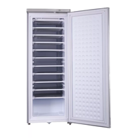 Congélateur vertical de qualité supérieure de 198 litres avec 11 niveaux pour machine à glaçons et poisson, pour usage commercial, marché sénégalais