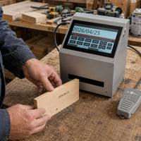 Máquina de Marcado de Inyección de Tinta Profesional de Escritorio para Fecha de Producción, Fecha de Caducidad, Número de Lote y Número de Serie