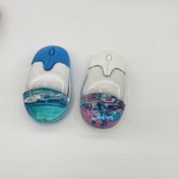 Souris d'ordinateur amusante avec logo LED, mini souris optique USB aquatique avec flotteur personnalisé