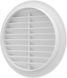 <span class=keywords><strong>Grille</strong></span> de <span class=keywords><strong>ventilation</strong></span> ronde intégrée Plikc avec moustiquaire imprimée (trous 150-2 pièces) à fixer au mur, Chine - Product Image 3