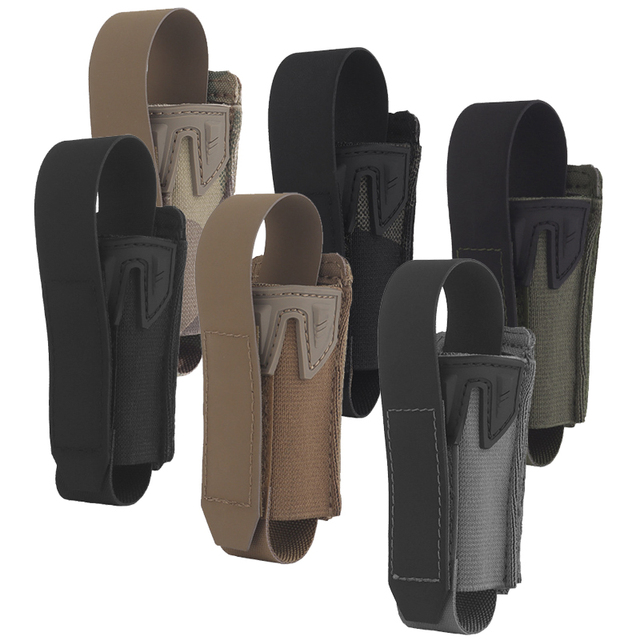 SABADO Outdoor Molle 9mm Magazine Pouch Single Mag Holder Universal Pouch for Hunting Gear Plate Carrier
