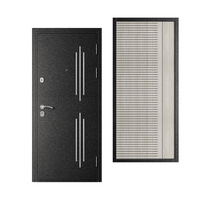 Porta di Sicurezza Moderna in Acciaio con Caratteristiche Antifurto, Insonorizzata, Apertura a Spinta e Trazione, Superficie Rifinita per Uso Commerciale - Product Image 2