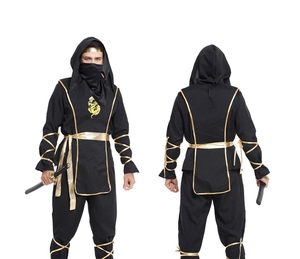 Nouvelle conception, costume de cosplay exquis pour <span class=keywords><strong>femme</strong></span> ninja dragon, noir, polyester, adulte, pour <span class=keywords><strong>Halloween</strong></span>, fête costumée, TV/film - Product Image 4