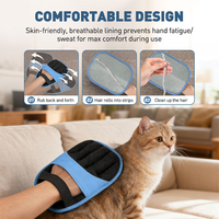 Gant de toilettage pour animaux en alliage d'aluminium durable de haute qualité, brosse magique électrostatique pour chiens et chats, usage intérieur, meubles