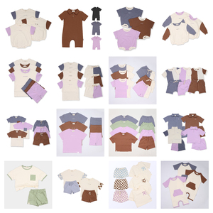 <span class=keywords><strong>Ensemble</strong></span> de vêtements pour <span class=keywords><strong>bébé</strong></span> en coton biologique 95% pour l'été, tenues pour <span class=keywords><strong>bébé</strong></span> <span class=keywords><strong>garçon</strong></span>, style décontracté, motif uni, <span class=keywords><strong>ensemble</strong></span> 2 pièces - Product Image 3