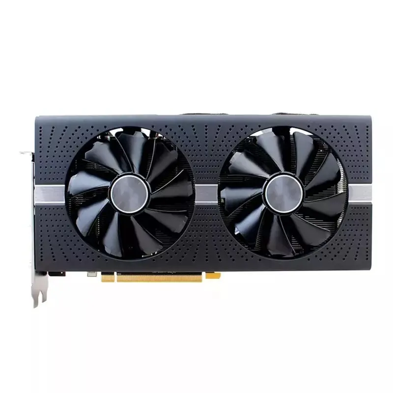 फैक्टरी कीमत का इस्तेमाल किया नीलम AMD RX 580 8GB DDR5 Radeon RX580 इस्तेमाल किया ग्राफिक कार्ड