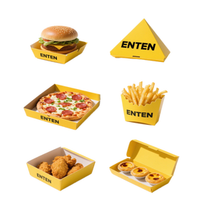 Packing Fries <b>Boxes</b> Business for Custom <b>Packaging</b> Logo Food Chicken Burger With Takeaway Paper Container <b>Small</b> Grade Food <b>Boxes</b> - Product Image 6