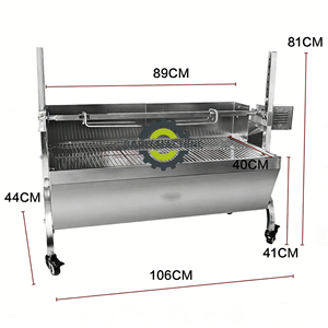 Asador de Carbón de Acero Inoxidable <span class=keywords><strong>para</strong></span> Pollo, Cerdo y Cabra - Product Image 1