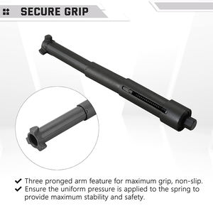 Compresor de resorte de suspensión de 5 piezas, herramientas de reparación de ejes, acero chapado en cadmio, Compatible con <span class=keywords><strong>Mercedes</strong></span> Benz - Product Image 5