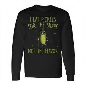 Pickle I Eat Pickles For The Shape T-shirt à manches longues - Product Image 2