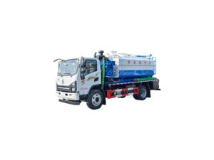 Factory Export 2-axle 6-wheel Shacman G1 Sewer Vactor Truck For Property Construction River Mud <b>Sludge</b> Dredging - Product Image 1