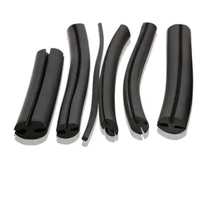 Refrigerator door edge window gasket silicone profile black round sponge rubber epdm weatherstrip foam sealing strips