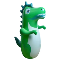 Sac de frappe gonflable de boxe roulante, jeux pour garçons et filles, jouets sportifs, jouet gonflable de dinosaure qui tombe