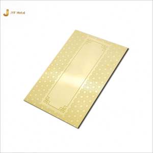 Lámina de Acero Inoxidable Grabada a Color EX133 201/304/316 4x8 para Decoración de Puertas de Ascensor, Servicios de Corte y Doblado Incluidos - Product Image 5