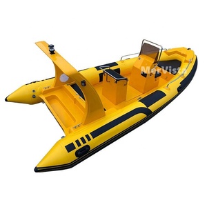 Offre Spéciale approbation CE quille profonde <span class=keywords><strong>19</strong></span> <span class=keywords><strong>pieds</strong></span> Hypalon <span class=keywords><strong>bateau</strong></span> luxe fibre <span class=keywords><strong>de</strong></span> verre nervure 580 - Product Image 3