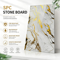 Panneau mural SPC multi-textures personnalisé en pierre plastique, imperméable, ignifuge, feuille rigide pour l'hôtellerie, les centres commerciaux et l'habitat en Chine